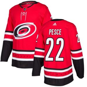 Kinder Carolina Hurricanes Eishockey Trikot Brett Pesce #22 Authentic Rot Heim